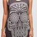Skull Shirt Day of the Dead Shirt Gothic Sugar Skull Top Women Tank Top Black Shirt Tunic Top Vest Sleeveless Women T-Shirt Size S M