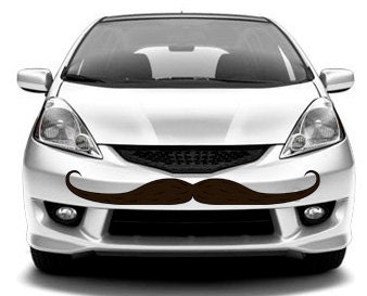 Car Mustache Decal