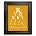 Bob Marley, Every Little Thing Gonna Be Alright Eye Chart, 8 x 10 Giclee Print BUY 2 GET 1 FREE
