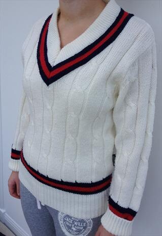 Preppy Cricket Jumper