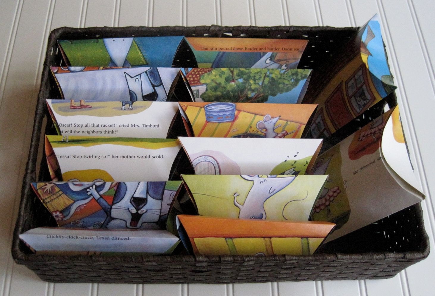 Book Pillow Boxes - Upcycled Children's Book Pillow Pouches / Gift Box / Gift Wrap