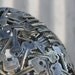 Australian Rules Football Key sculpture, Metal sculpture ornament