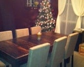 Reclaimed Pallet Wood Dining Table, Upcycled, Louisiana (Large)