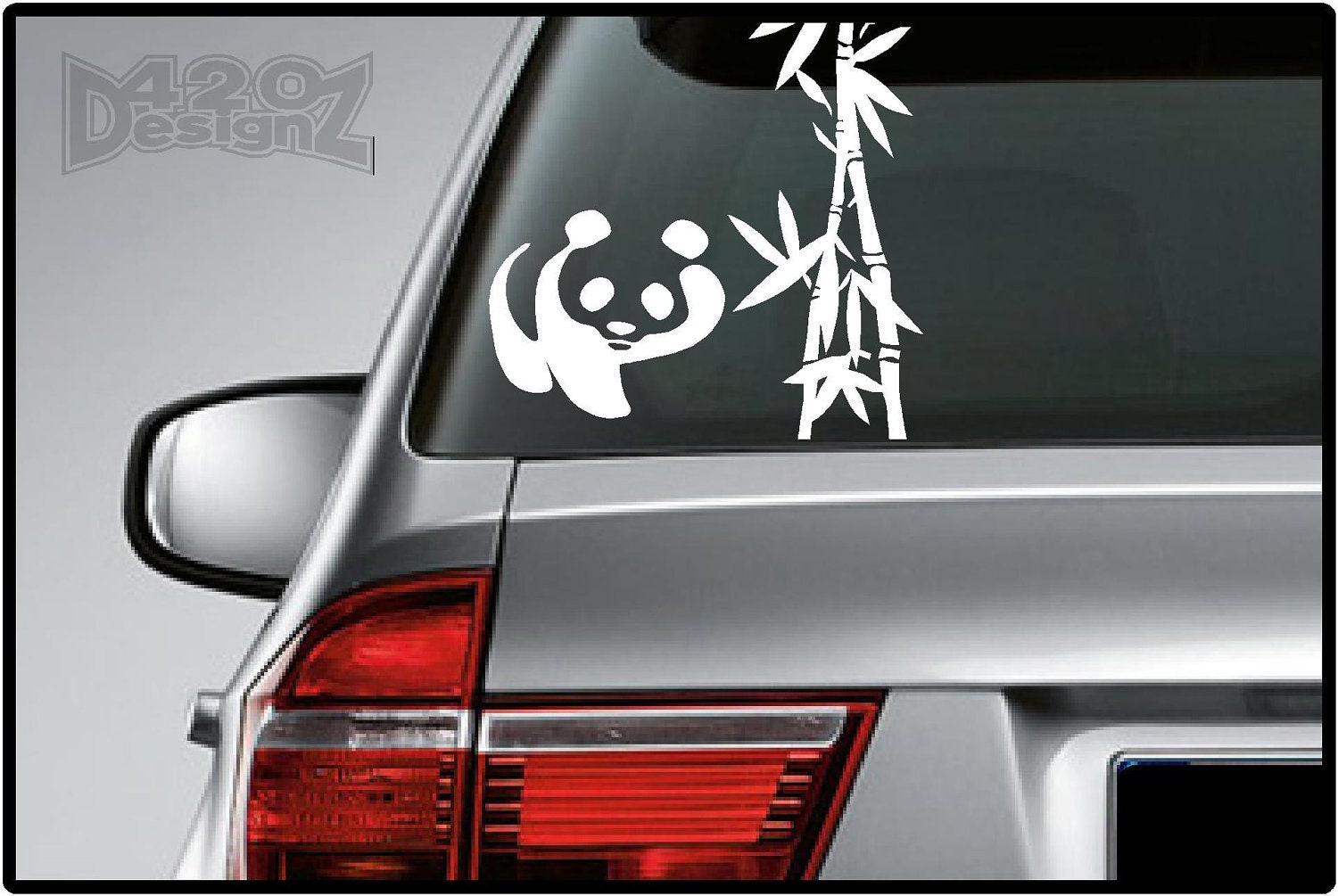 Panda and Bamboo  - Macbook Air, Macbook Pro,  Macbook decals, sticker Vinyl Mac decals Apple Mac Decal, Laptop, iPad
