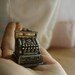 Miniature Pewter Cash Register