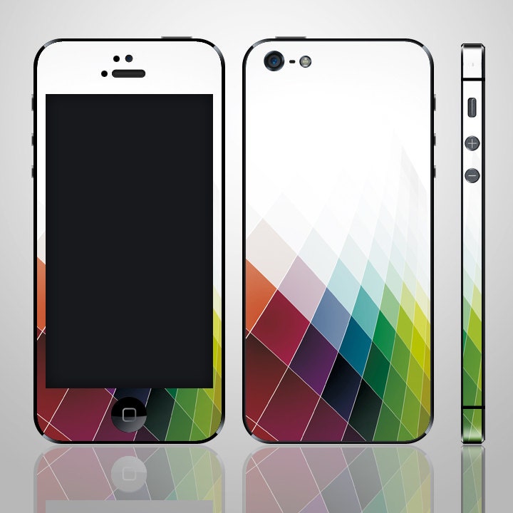 Color - iPhone 5 sticker iPhone 5 decals iPhone 5 skin decals iPhone cover Apple vinyl Decals for apple iPhone 5