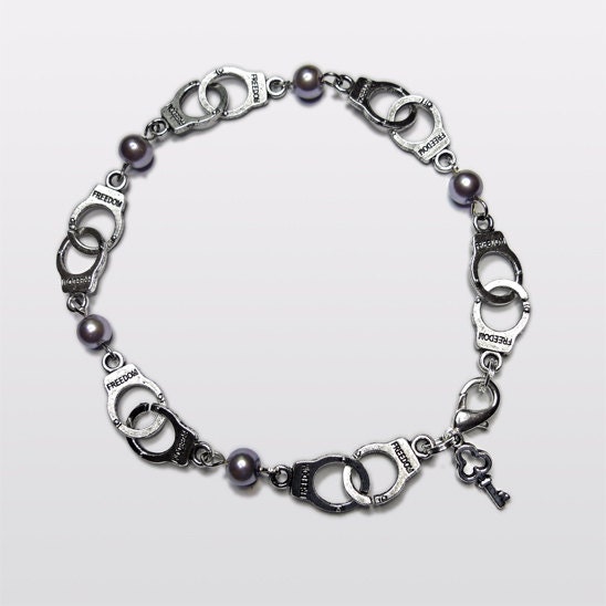 Fifty Shades of Grey inspired Handcuff anklet.