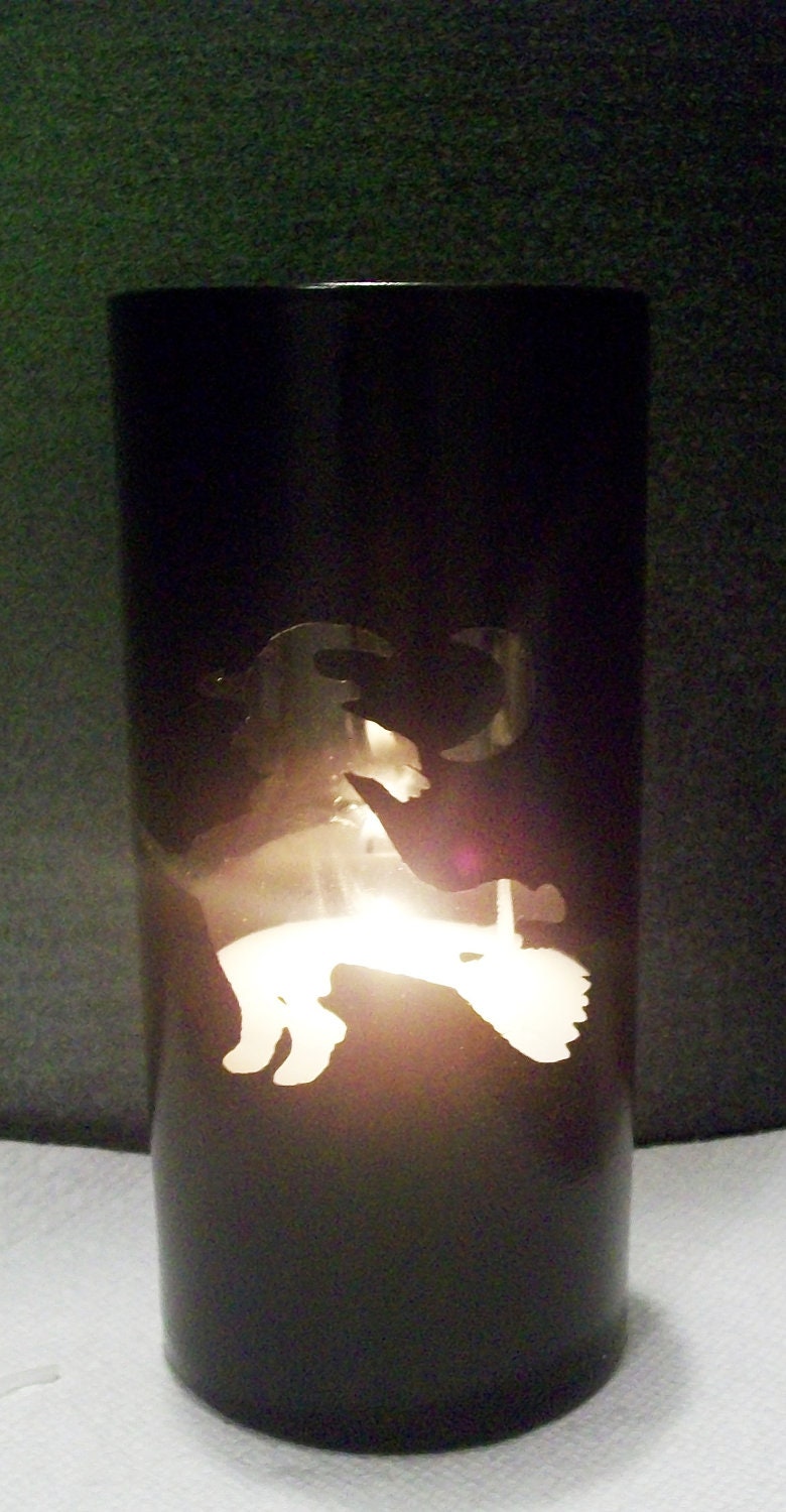 Halloween Candle Holder Witch