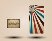 Iphone case, Iphone 4 case, Iphone 4s case, Iphone 5 case, unique handmade hard Plastic case, Colorful  Geometric Stripe, P series70