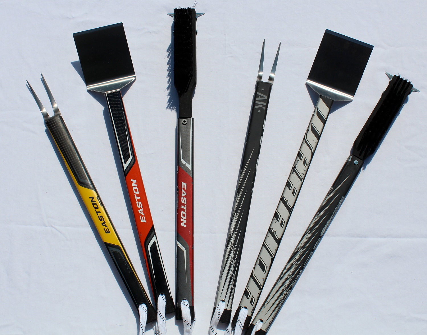 Hockey Stick BBQ Grill Set