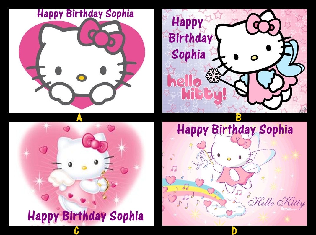 Hello Kitty edible image cake topper Il_170x135