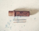 Antique Boye Sewing Needle Case, Vintage Wood Needle Case, Vintage Sewing Notions, Sewing Supplies, Collectibles