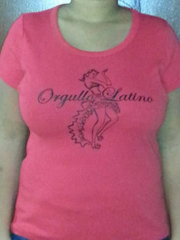 Spanish Tshirt. Free Shipping in the United States. Showing your pride.  Latinas with pride.  Like us on fb take extra 10% off.  Para Ti 2.