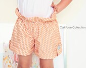 Fold and Flap Short PDF pattern and tutorial - sizes 18m-10, childrens sewing PATTERN - Instant download