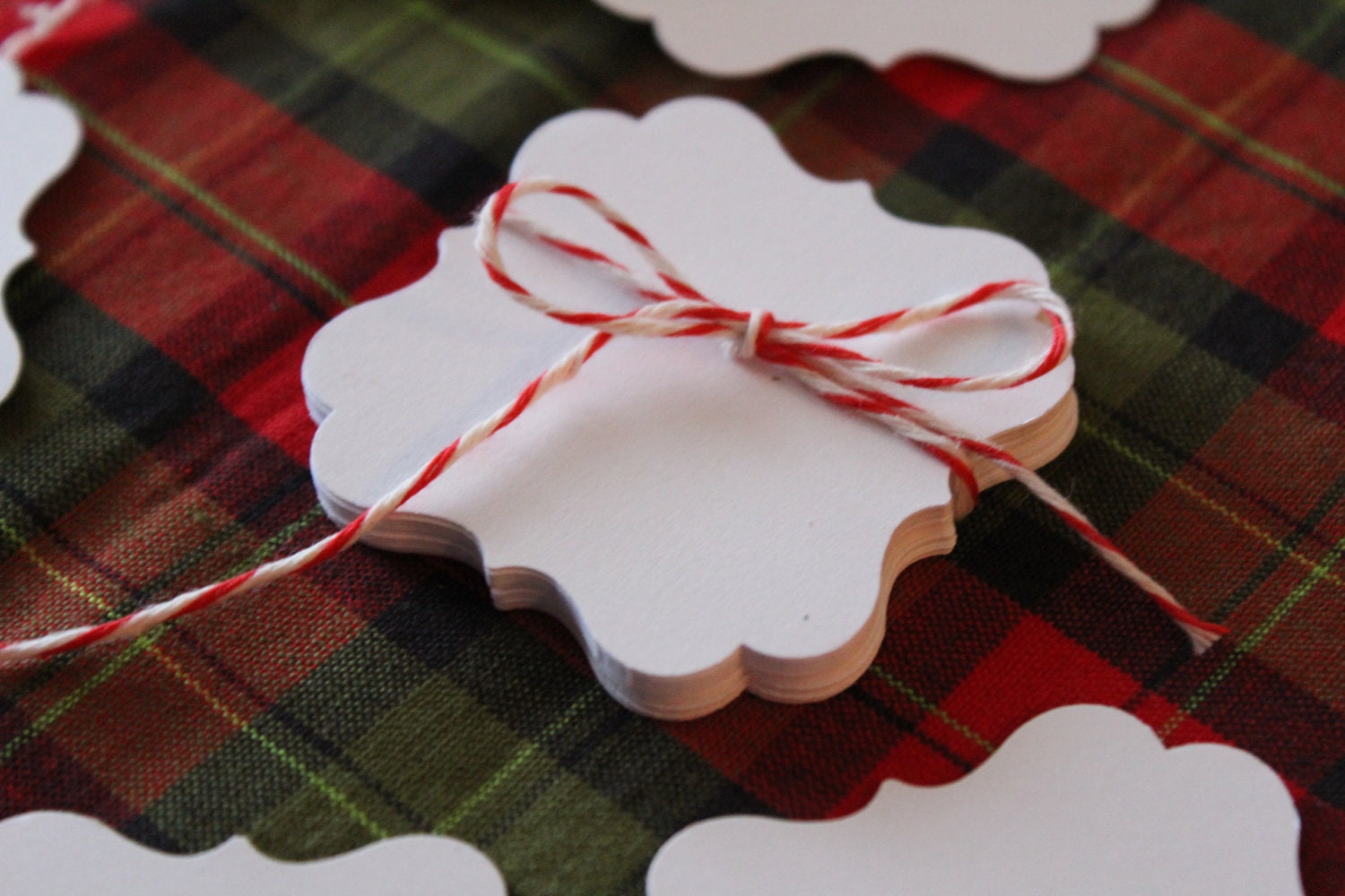 Fancy Scalloped Escort Squares