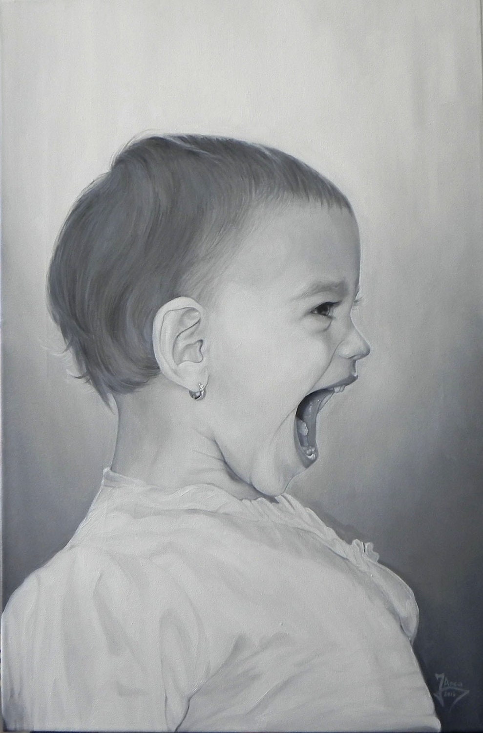 Custom Portrait from your photo, Child Portrait, Oil Painting Portrait, Made to order.FREE SHIPPING