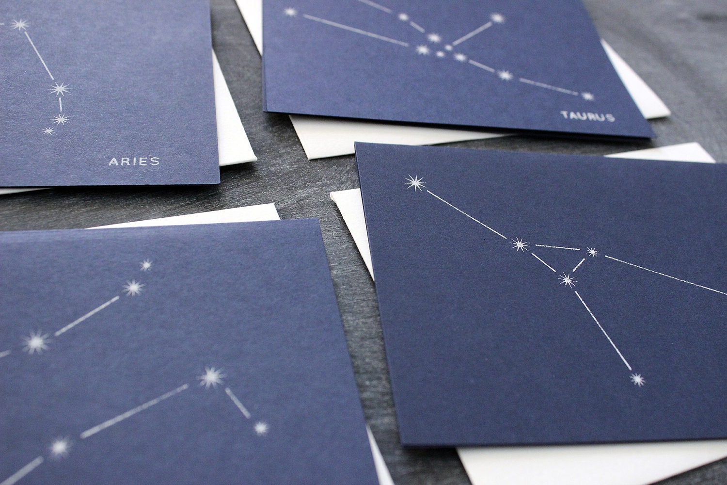 12-month Zodiac Constellation Card Series