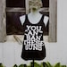 You Can't Ban These Guns - made to order racerback tank