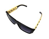 Celine Gold Chain Sunglasses with Black Frames