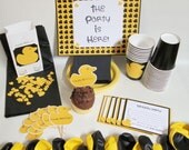 Rubber Ducky Birthday Party - Complete Child's Birthday Party in a Box