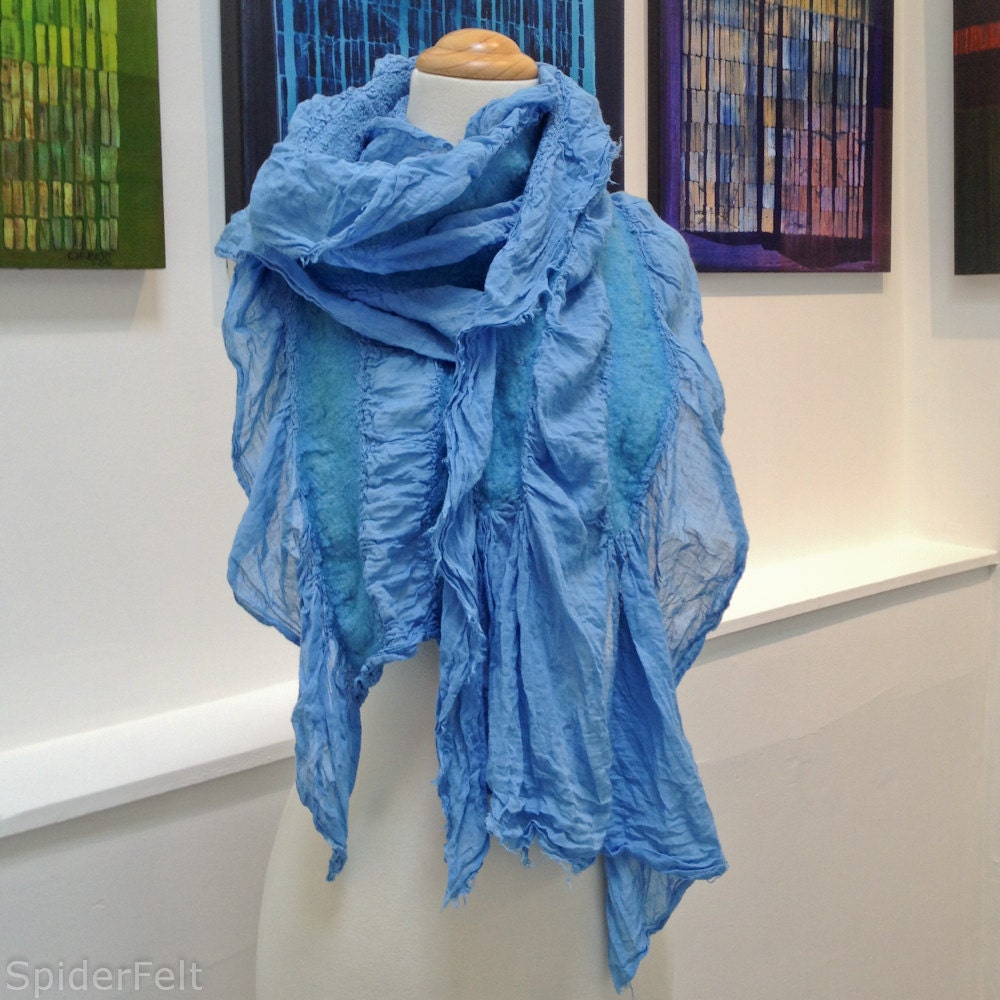 Bashi Cotton Nunofelt Summer Scarf