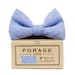 blue chambray. KIDS bow tie