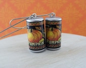 Canned Pumpkin Earrings