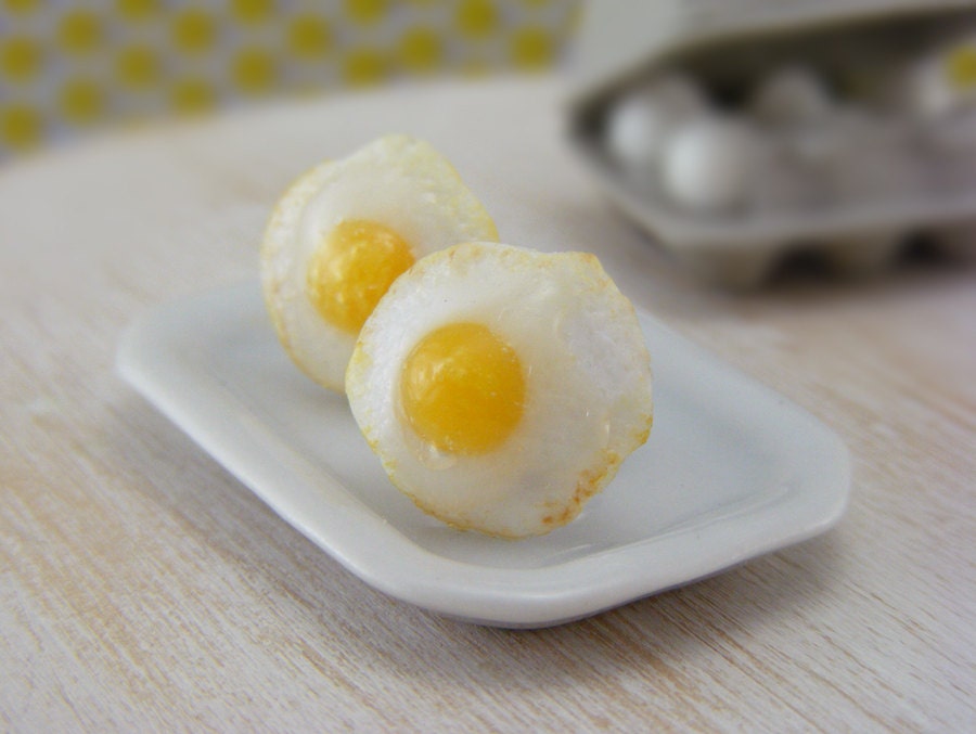 Fried Eggs - Studs / Post Earrings
