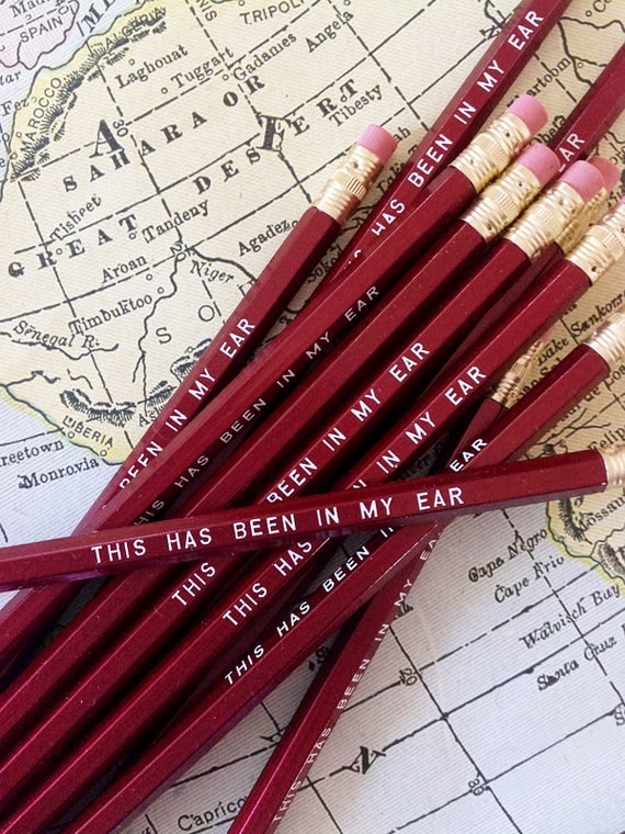 This Has Been in My Ear Pencil 6 Pack - Great for Back to School