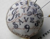 A Stitch in Time, Pincushion Brooch.