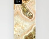 iPhone 4 Cell Phone Case - Mineral Pink Agate Gemstone Photograph - Pink Agate