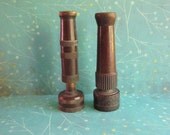Pair of  Vintage Brass Watering Nozzles
