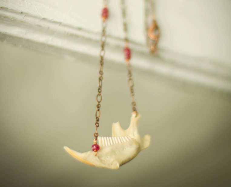 Ruby Rat Necklace