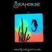 Glowing Seahorse in Ocean Sea Aquarium Glow in the dark Pendant coral