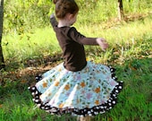 Whimsy Couture Sewing Pattern Tutorial ebook -- Ruffled Circle Skirt -- sizes 3m through 8 girls PDF Instant