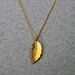 Gold Leaf Necklace / Small Delicate Necklace / 14k Gold Filled Chain / Simple Gold Necklace / Everyday Necklace Gold