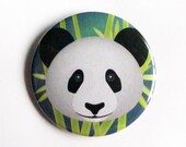 Bamboo Panda 2.25 Inch Button