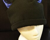 Fleece and Satin Owl Theme Cat Ear Hat