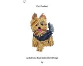Beading Pattern: Yorkshire Terrier Beaded Dog Pin - PDF File (For Personal Use Only)