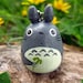 TOTORO Doll Phone strap key chain rings Studio Ghibli toy Gray (Size S) 2