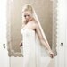 Sheer Wedding Veil, English Net, 55" English Net Little Something Wedding Veil
