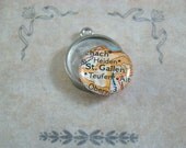 Double Sided Pendant Kit - One Dozen Pendants - Each With Two 15mm Resin Epoxy Domes - Make The Perfect Pendant