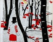 JOGGER print poster mixed media painting illustration