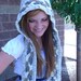 CLEARANCE SALE - Tri Color Braided Cable Crocheted Scoodie / Hoodie / Pixie hat with scarf in Oatmeal, Off White, Grey, and Taupe