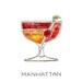 Manhattan Cocktail Diagram