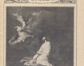 Papergoods. Vintage French Magazine 1930 , La Maison. French Writing and Scrolled Headings, Rare Antique French Magazine