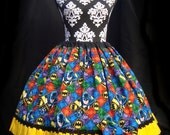 Batman Diamond Pattern Lolita Skirt and Bow