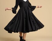 Lace bridemaid dress/ Black dress (317) - xiaolizi