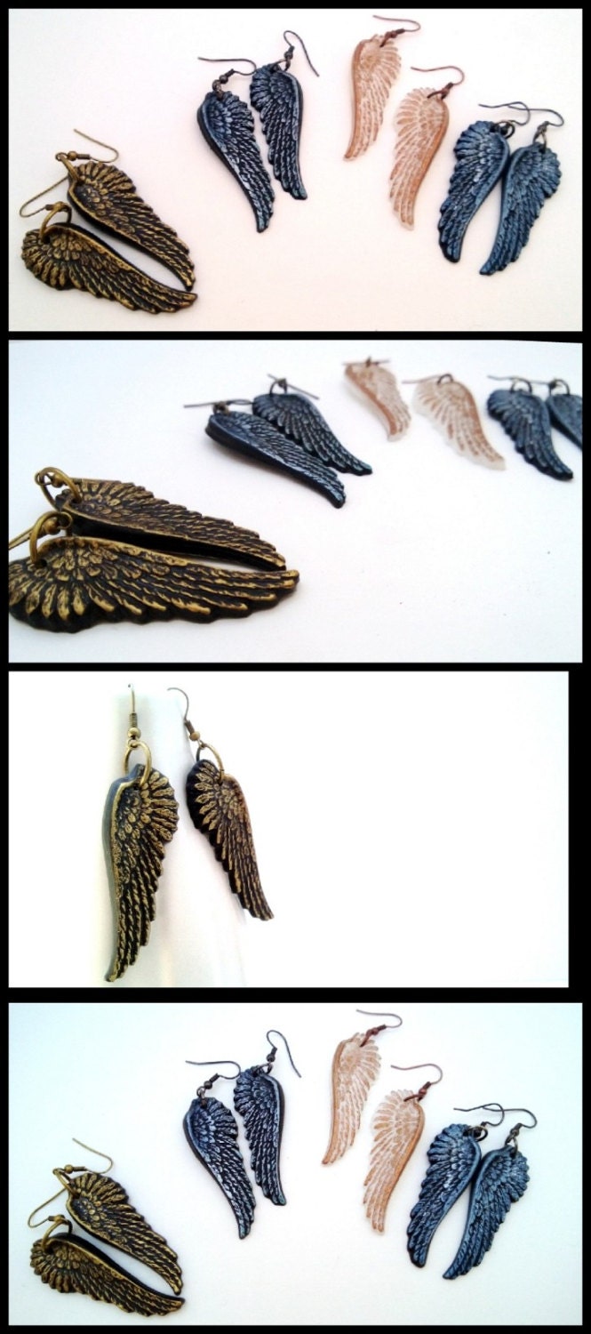 Ready to Ship - Angelic Wing Earrings