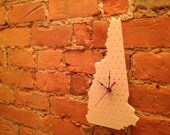 Laser Cut New Hampshire Wall Clock